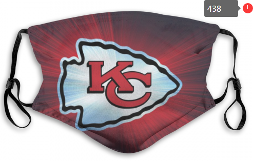 NFL Kansas City Chiefs #13 Dust mask with filter->nfl dust mask->Sports Accessory